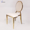 2024 Factory Customized personalized outdoor garden banquet gold party chairs for events