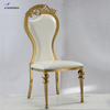 Customized personalized Modern design golden elegant banquet hall party tables and chairs for events