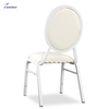 2023 new design white metal banquet hotel furniture chair