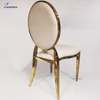 2024 Factory Customized personalized outdoor garden banquet gold party chairs for events