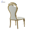 Customized personalized Modern design golden elegant banquet hall party tables and chairs for events