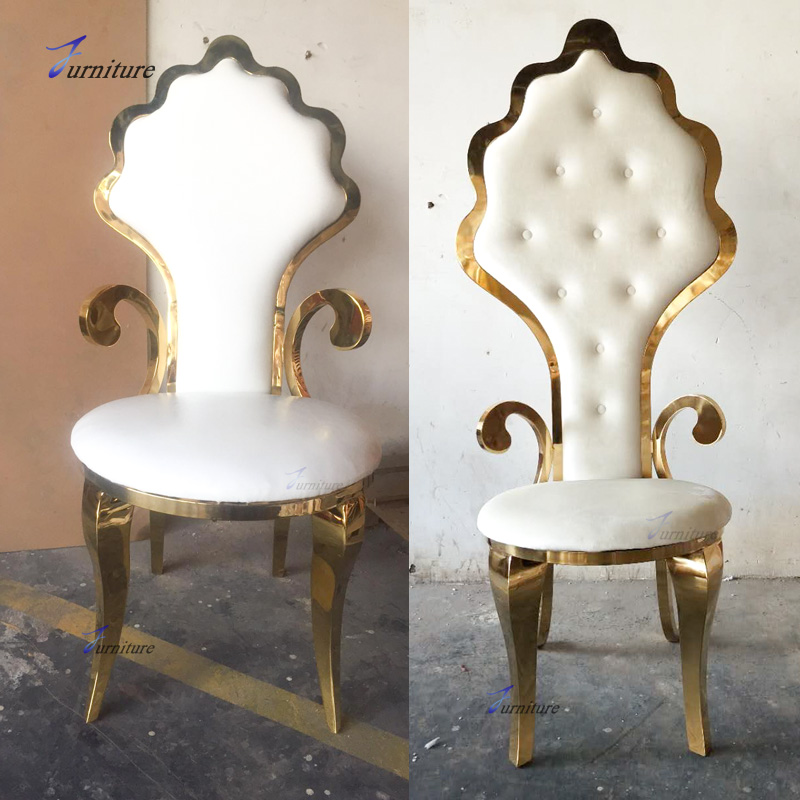 gold wedding chair