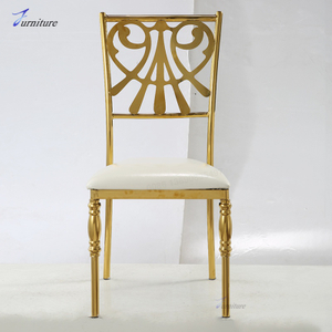 Factory Wholesale Tailor made personalized Luxury Flower steel chair for restaurant