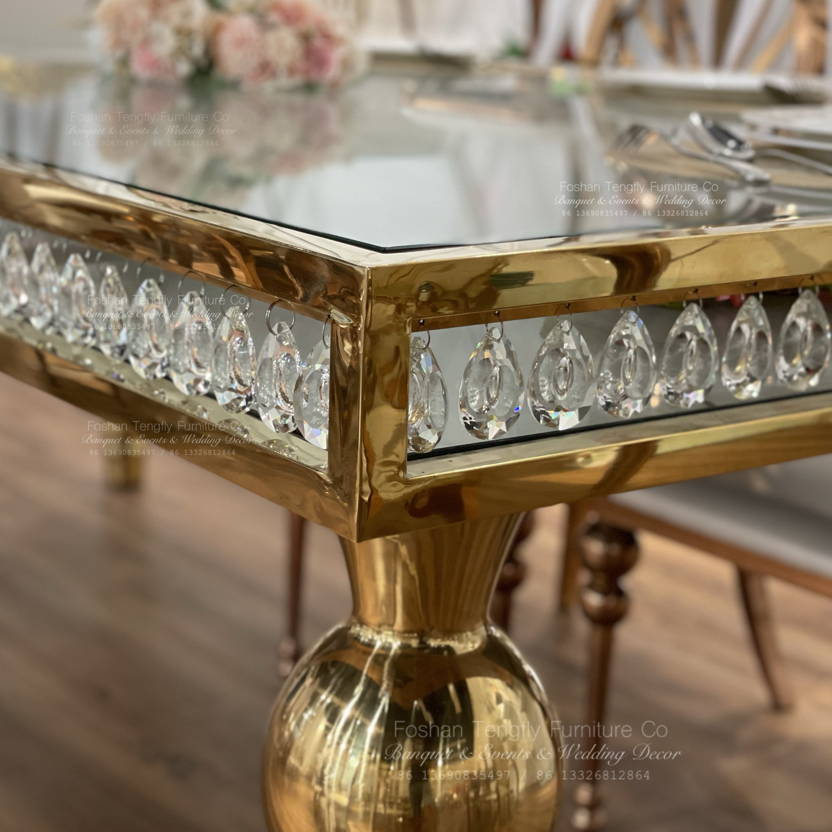 crystal design table