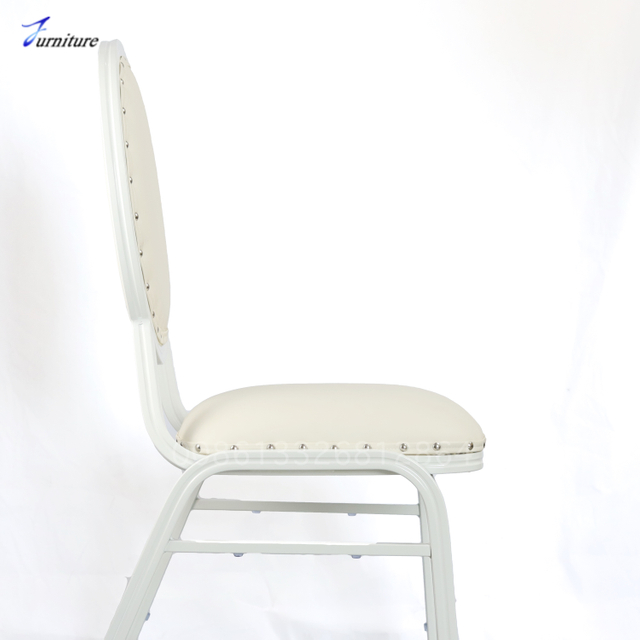 2023 new design white metal banquet hotel furniture chair