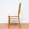 2023 hot sale wedding gold napoleon chairs for events stackable party 