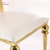 2023 luxury morden gold stainless steel chair