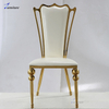 Wholesale customized high quality outdoor party Gold wedding chair for event