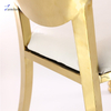 2023 luxury morden gold stainless steel chair