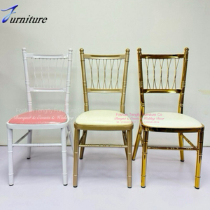 2023 high quality tiffany dining chairs gold metal legs