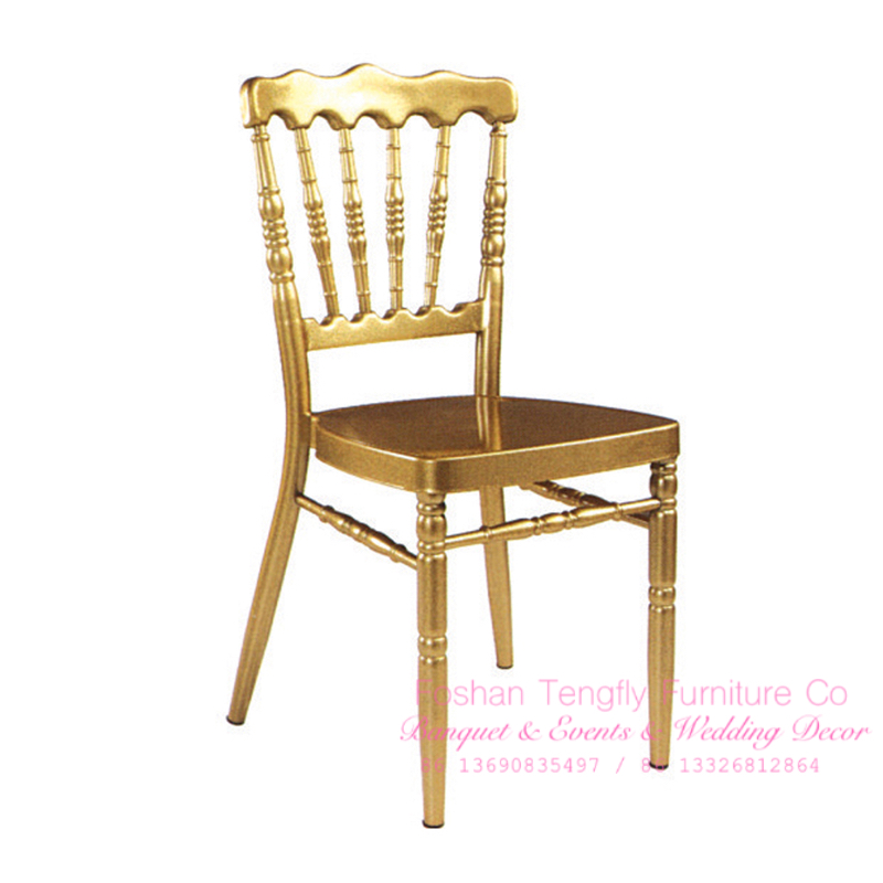 2023 gold napoleon wedding party chairs modern