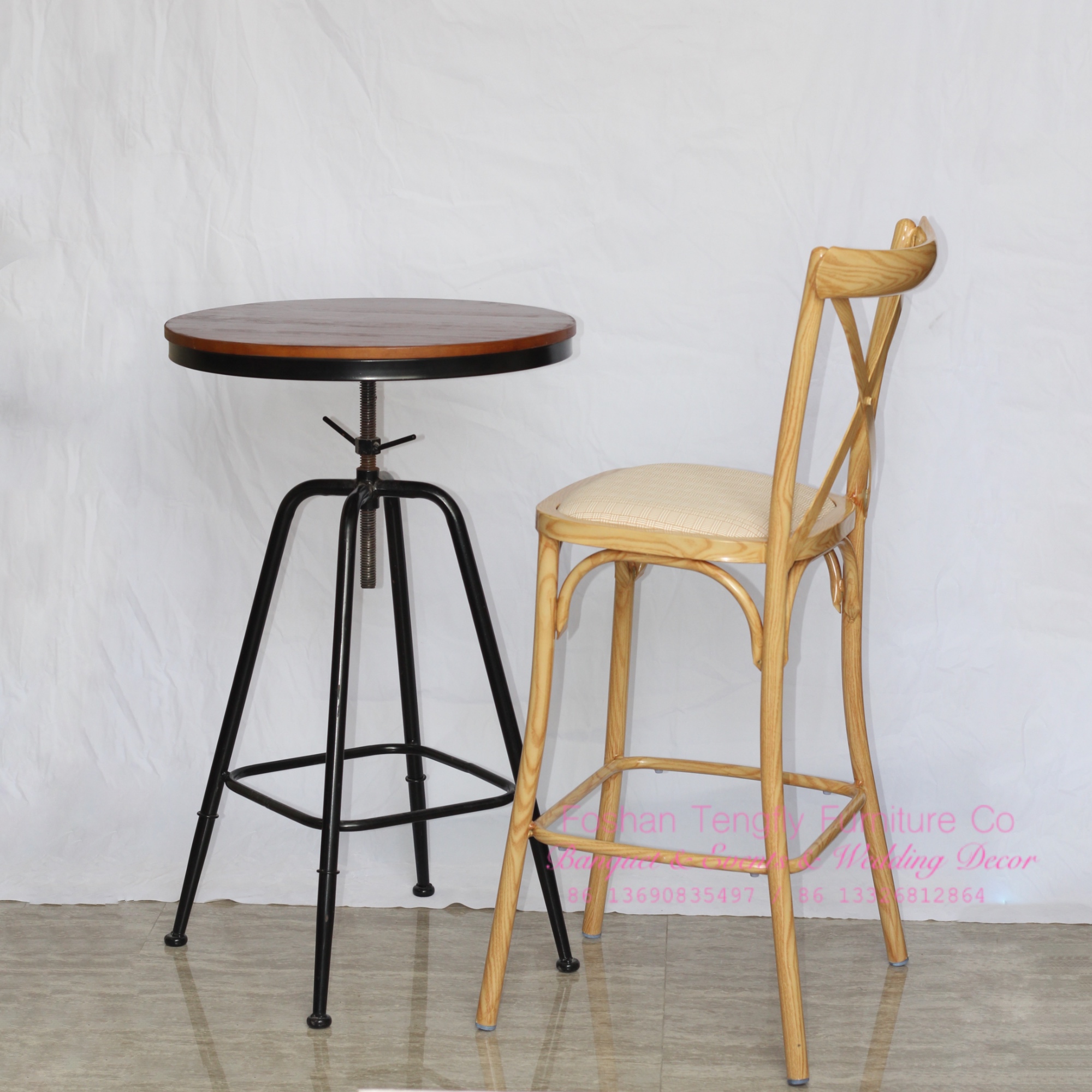 bar chair and table