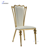 Wholesale customized high quality outdoor party Gold wedding chair for event