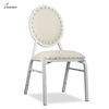 2023 new design white metal banquet hotel furniture chair