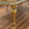 gold crystal cake tables and chairs for events bar counter commercial furniture for sale