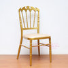 2023 hot sale wedding gold napoleon chairs for events stackable party 