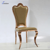 Wholesale good quality hotel outdoor golden wedding party chairs and tables for events