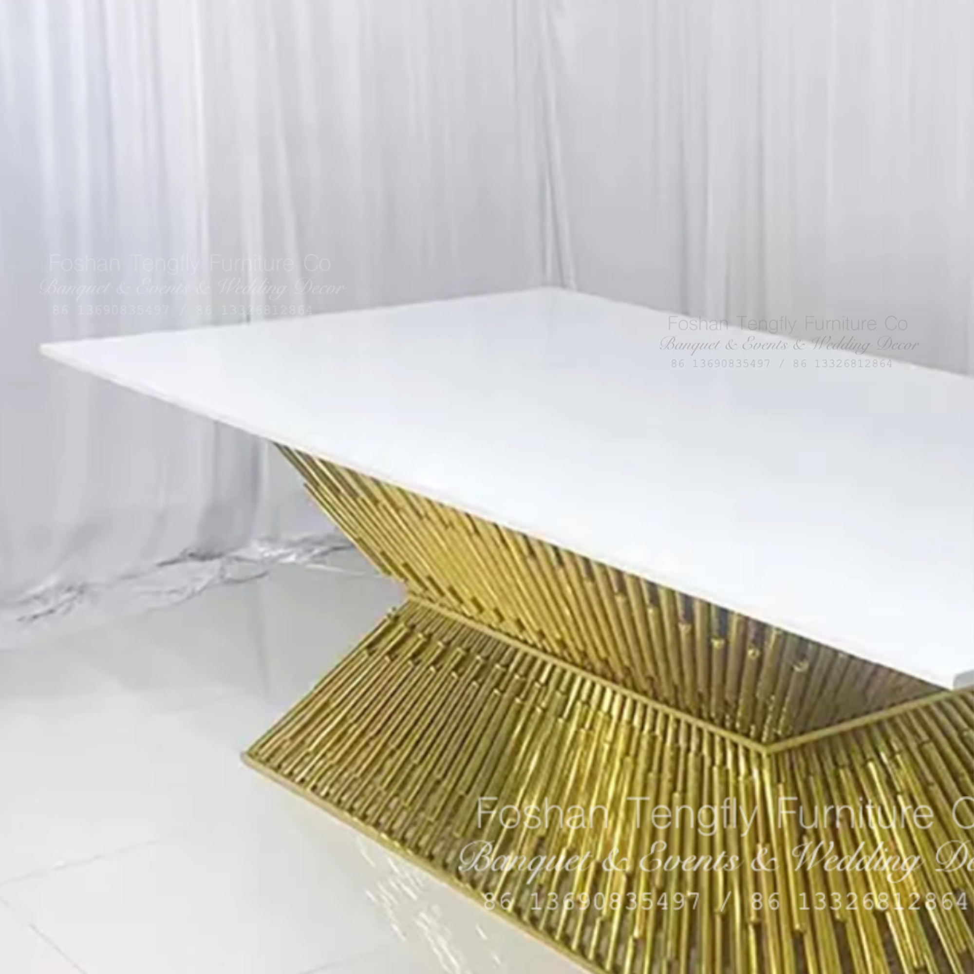 white table top