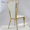 Wholesale customized high quality outdoor party Gold wedding chair for event