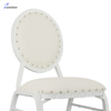 2023 new design white metal banquet hotel furniture chair