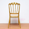 2023 hot sale wedding gold napoleon chairs for events stackable party 