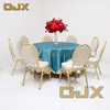 Wholesale Customized Hotel Room Furniture Luxury Gold Metal Dining Chairs Stackable Restaurant Banquet Hall Event Party Chairs