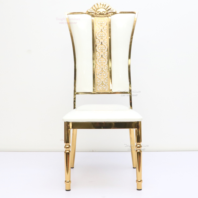 Wholesale Large quantity high quality modern hotel banquet Gold wedding chair for sale