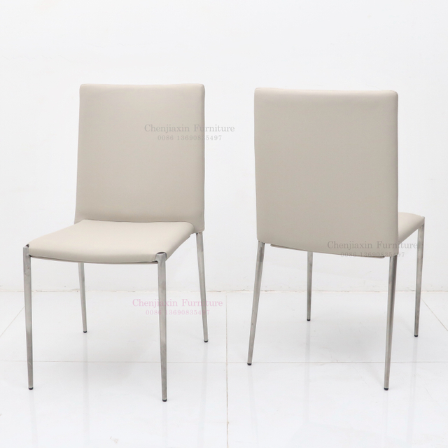 Factory Luxury Customized New Design Stainless Steel Hotel Wedding Restaurant Dining Chairs