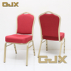 Factory Latest Personal Customization Metal Frame Hotel Restaurant Furniture Stackable Red Thickened Banquet Chairs