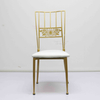 2024 wholesale customized gold modern design dining hall wedding chairs for events