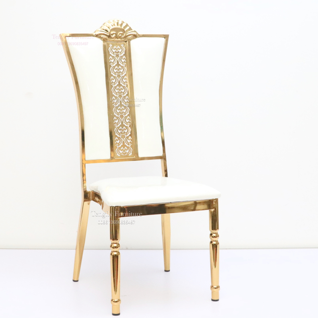 Wholesale Large quantity high quality modern hotel banquet Gold wedding chair for sale