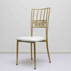 2024 wholesale customized gold modern design dining hall wedding chairs for events