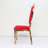 2024 Factory customized new design elegant shiny gold hotel banquet wedding chair