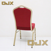 Factory Latest Personal Customization Metal Frame Hotel Restaurant Furniture Stackable Red Thickened Banquet Chairs