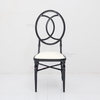 Wholesale Cheap Price Stacking Bright Black Metal Commercial Furniture Wedding Banquet Event Chiavari Chair