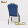 Factory Latest Personal Customization Metal Frame Hotel Restaurant Furniture Banquet Hall Stackable Blue Thickened Party Chairs