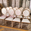 Wholesale Bulk White metal Hotel furniture set wedding table and banquet event chair