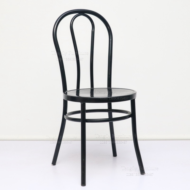 Wholesale good quality Folding black luxury wedding cross-back chairs for restaurant for events