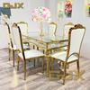 Wholesale Factory Customized Modern Luxury Furniture Golden White Elegant Vip Ceremony Wedding Chairs Events