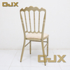 2025 Modern Hotel Wedding Furniture Luxury Wholesale champagne Gold Wedding Party Event Metal Napoleon Chair for Sale