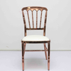 2024 new design rose gold stacking patterned metal phoenix party high chair for wedding