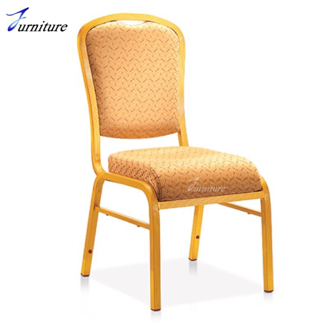 Ergonomic Comfortable Back Banquet Chair with Iron Legs