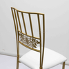 2024 wholesale customized gold modern design dining hall wedding chairs for events