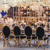 Factory Wholesale Tailor made personalized Luxury party event chairs and tables