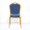 blue cheap metal banquet Chairs