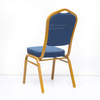 blue cheap metal banquet Chairs